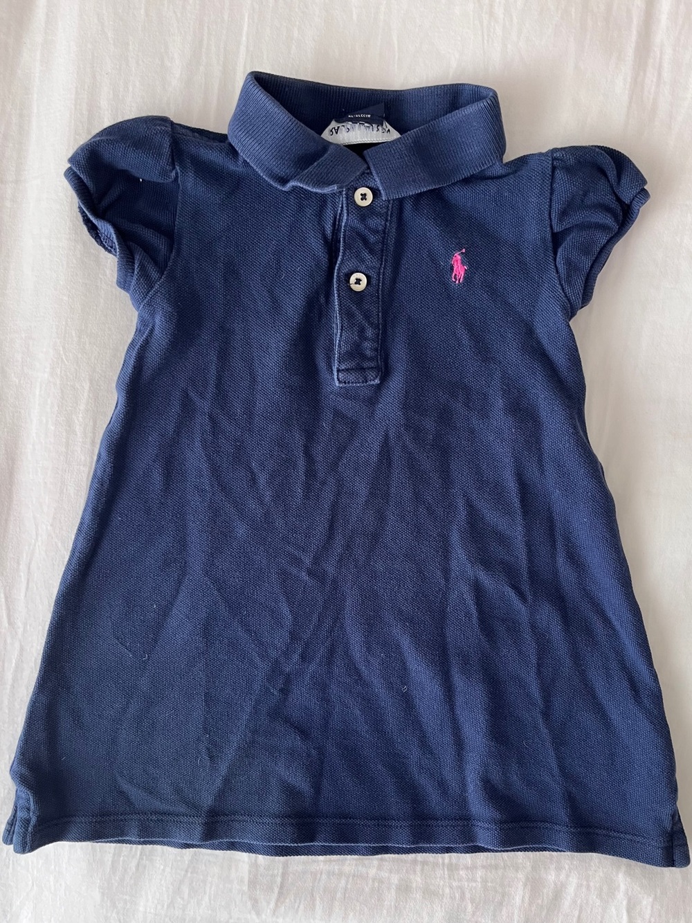 Ralph Lauren Vintage Navy Polo Dress 18mos